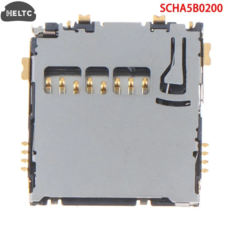 SCHA5B0200 Micro SIM Card Connector With Gold Plated Contacts For Mobile Phone Motherboard Repair DIY Electronic Projects