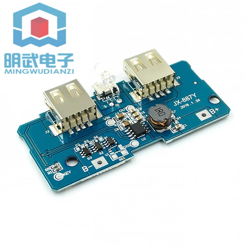 18650 Battery 3.7V To 5V2A Boost Module DIY Power Bank/mobile Power Supply Motherboard/circuit Board