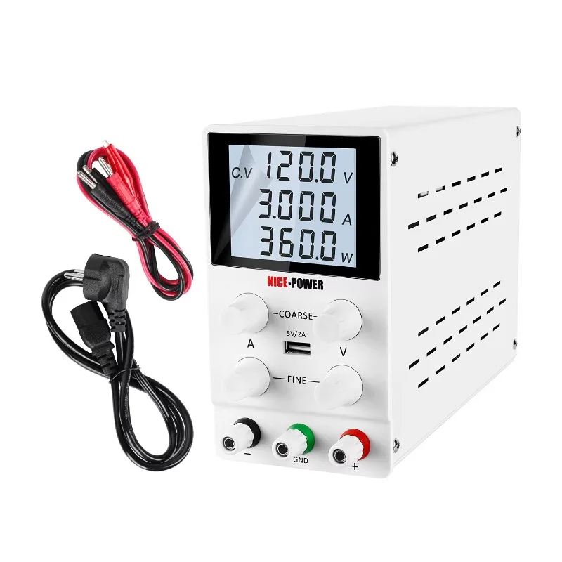 Recién llegados Power Sps1203D 120V 3A Fuente de alimentación CC variable regulada industrial