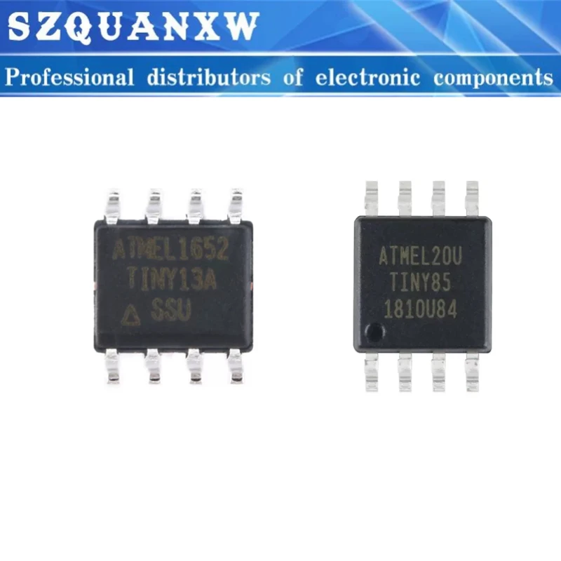 

5PCS ATTINY85-20SU ATTINY13A-SSUR SOIC-8 SOP-8 8KB 20MHz AVR 8Bit Microcontroller Chip Original