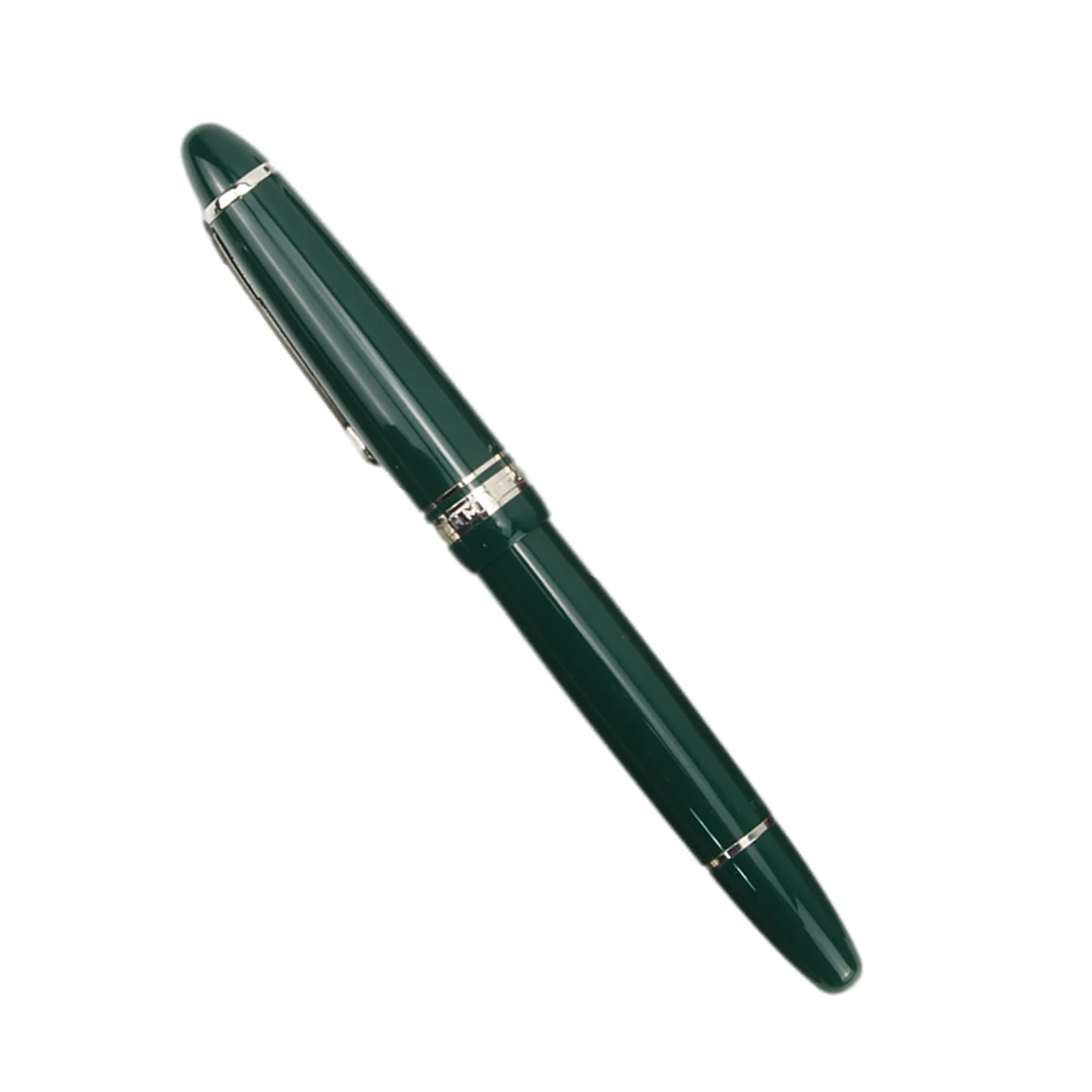 Mahan-pluma estilográfica P136, pistón de cobre con plumillas F de 0,5mm, bolígrafos de tinta de escritura verde y gris para oficina, suministros escolares para estudiantes, regalo