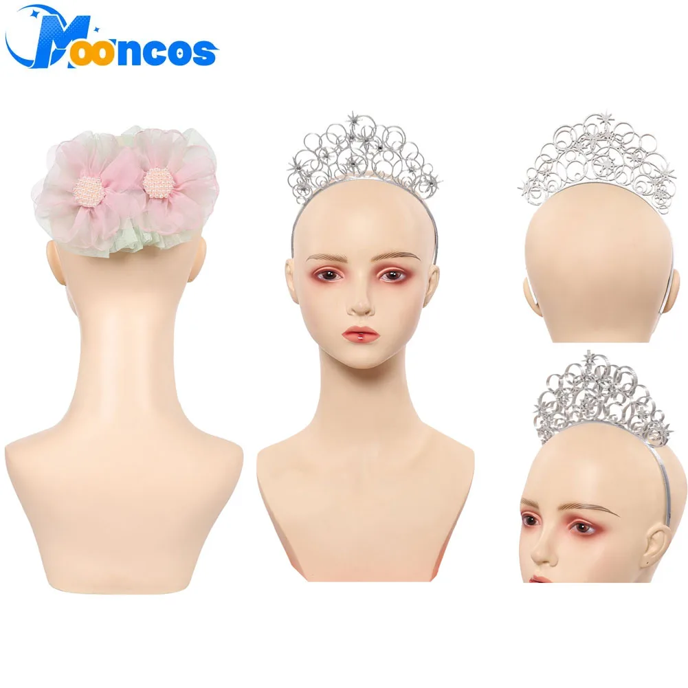 

Маскировочный головной убор Glinda Crown, повязка на голову для косплея, костюм Wicked из фильма, аксессуары для женщин, женский карнавальный костюм на Хэллоуин