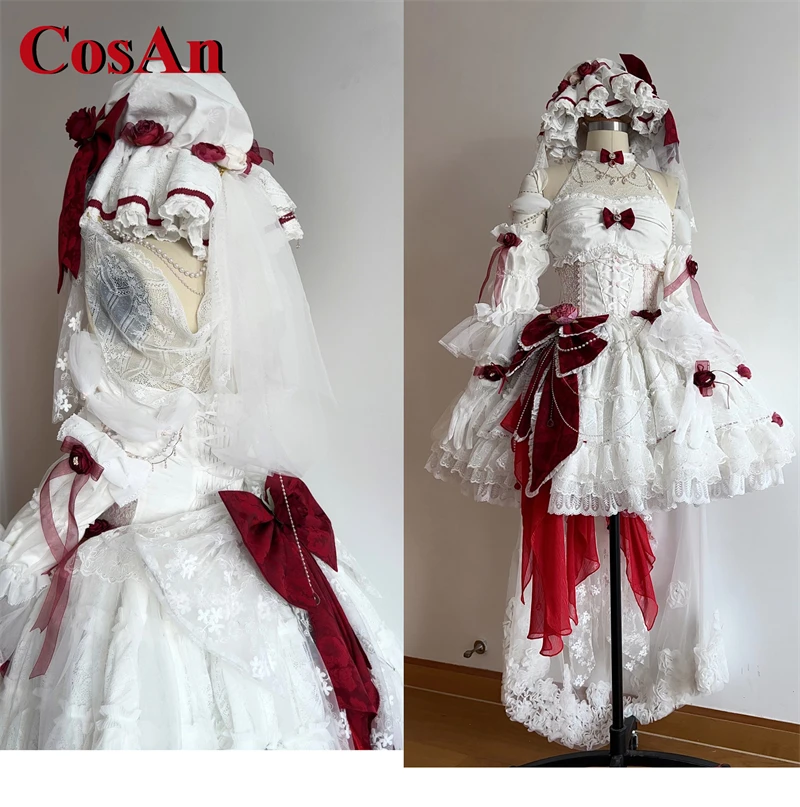 

CosAn Game Touhou Project Remilia Scarlet Cosplay Costume Gorgeous Elegant Formal Dress Activity Party Role Play Clothing