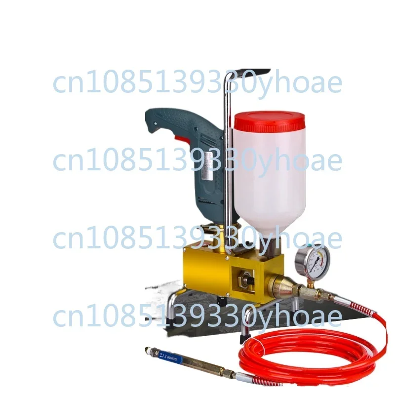 Electric small high pressure ceramic tile hollow drum grouting machine grouting machine leak repair machine