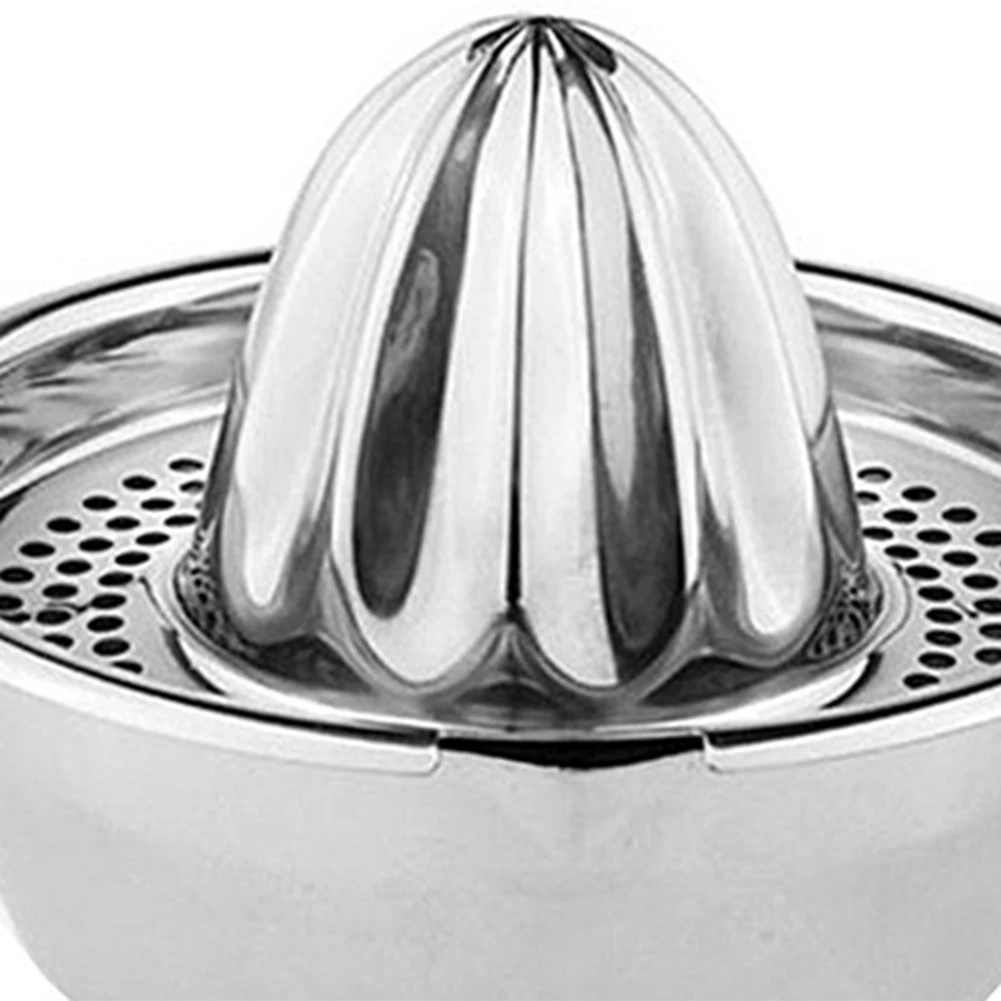Manual Juicer Manual Citrus Juicer Stainless Steel Fruit Juicer Machine Detachable with Strainer Handle for Kitchen Bar