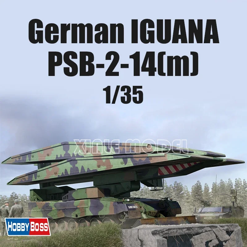 

Trumpeter Plastic Assembled Tank Model Kit 84570 Germany "Iguana" Armored Bridge Vehicle with 14m Bridge 1/35