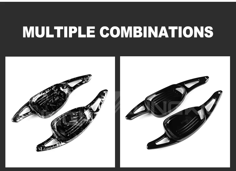 Für Cupra Formentor LEON Ateca 2021 2022 2023 2024 2025 Auto-Lenkrad Schaltwippen DSG ABS Carbon-Faser-Stil Verlängerung – Detail 3