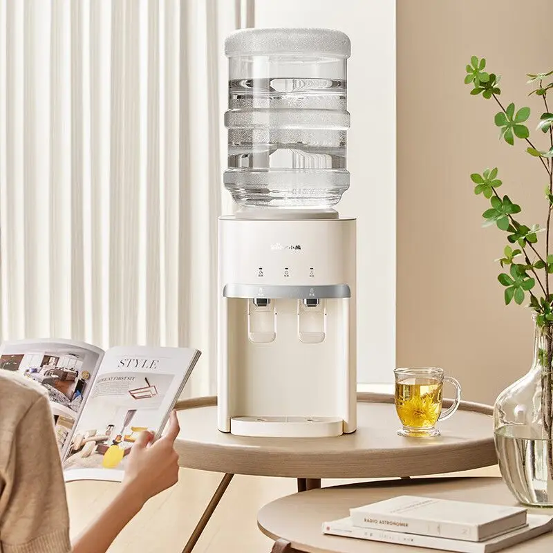 

Water dispenser household new desktop small tabletop water dispenser with water bucket mineral pure hot machine