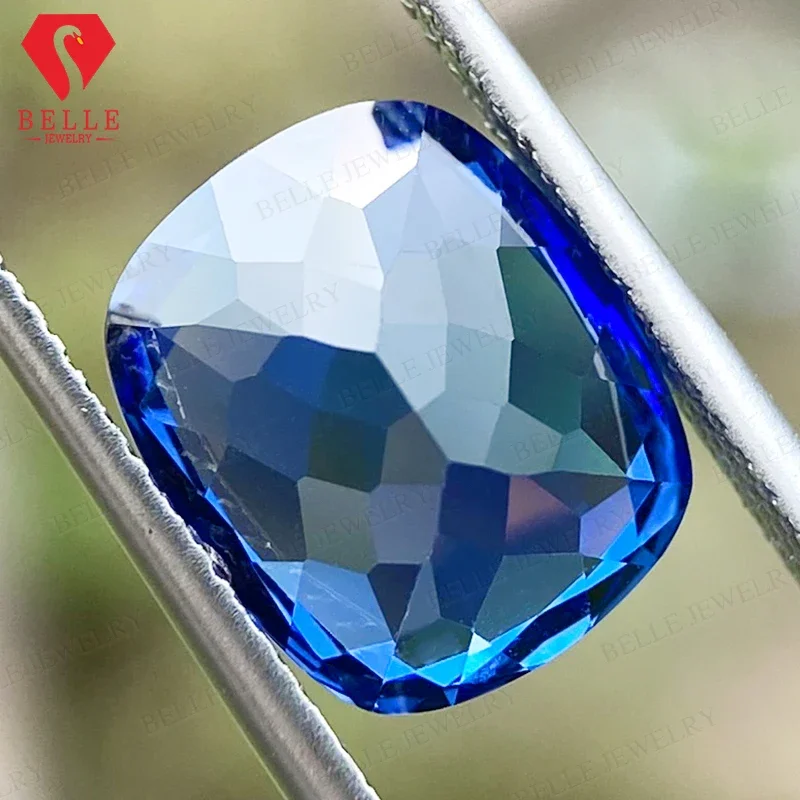 

New Promotion Brilliant Cushion Natural Lab Grown Sapphire VVS1 AGL Certificated Diamond Beads Jewelry Making Charms