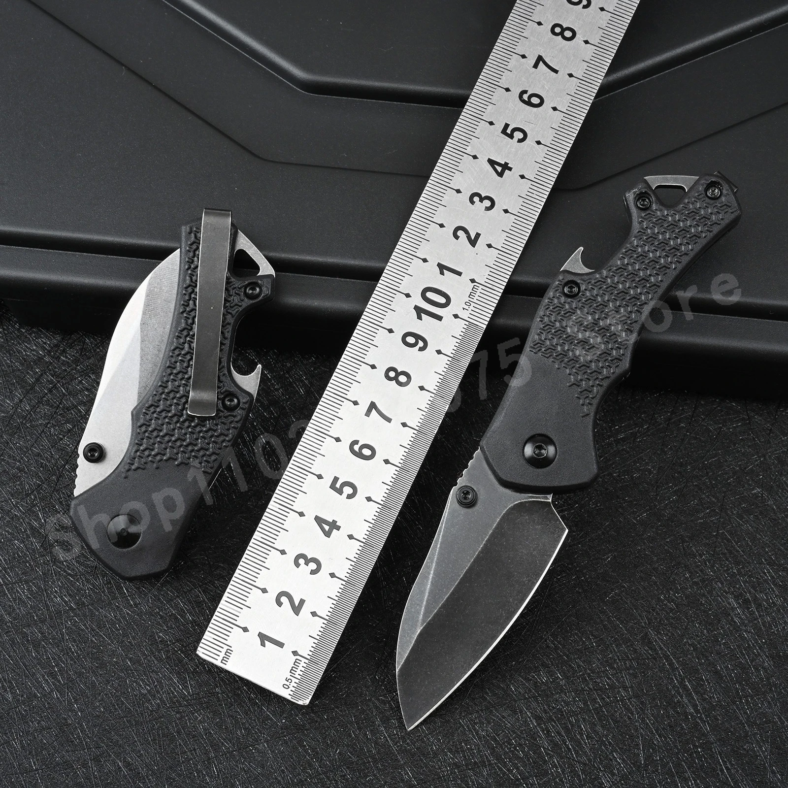 

Складной мини-нож KS 8337 - лезвие из стали 8Cr13Mov - рукоять из нейлонового волокна - нож для активного отдыха и самообороны - нож в разобранном виде