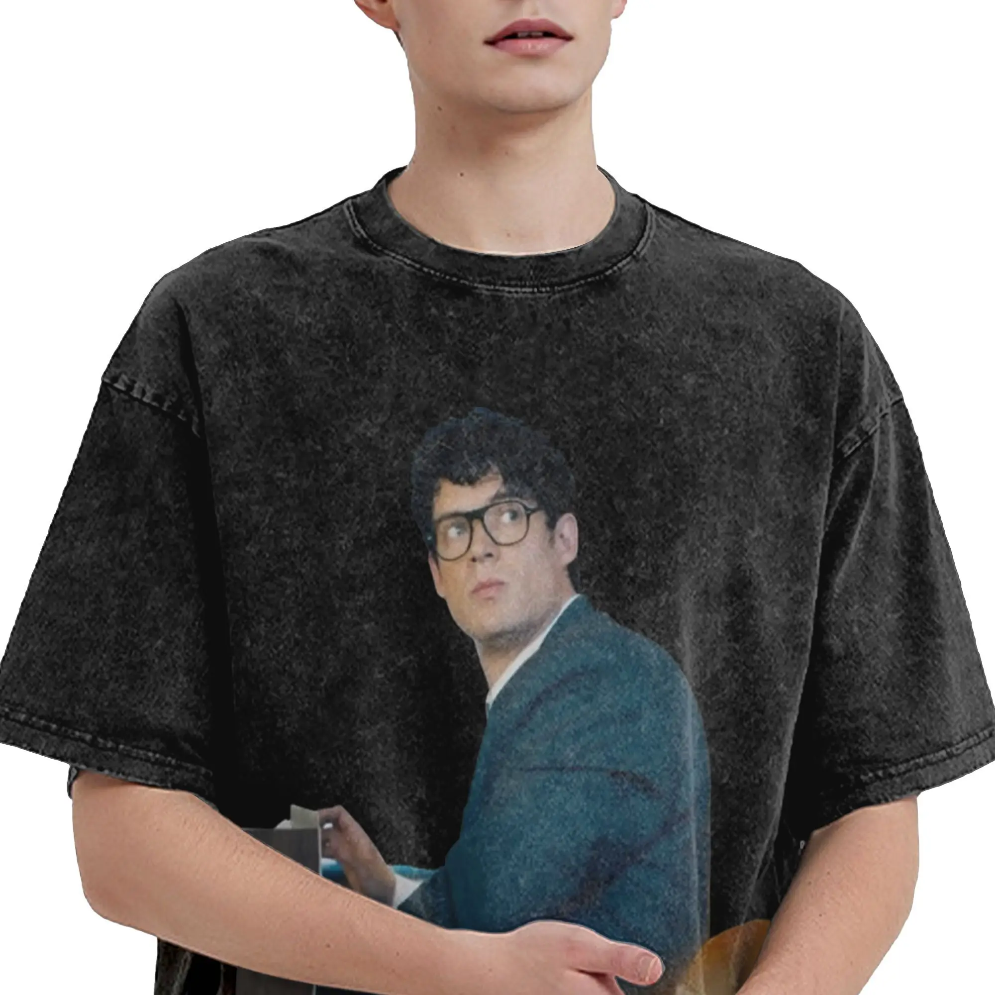 كلارك كينت مكتب ديفيد كورينسويت غسلها تي شيرت الشارع الشهير الهيب هوب تي شيرت تي شيرت للرجال النساء 100% القطن المعتاد