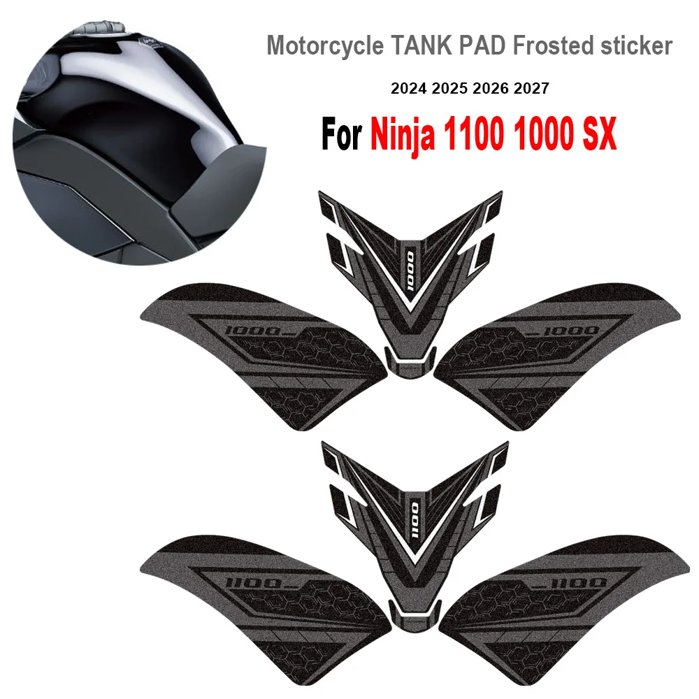 Motorcycle Tank Pad Gas Fuel Oil Knee Protection Anti-slip Stickers Decals Accessories For Ninja 1100 1000 SX 1100SX 1000SX