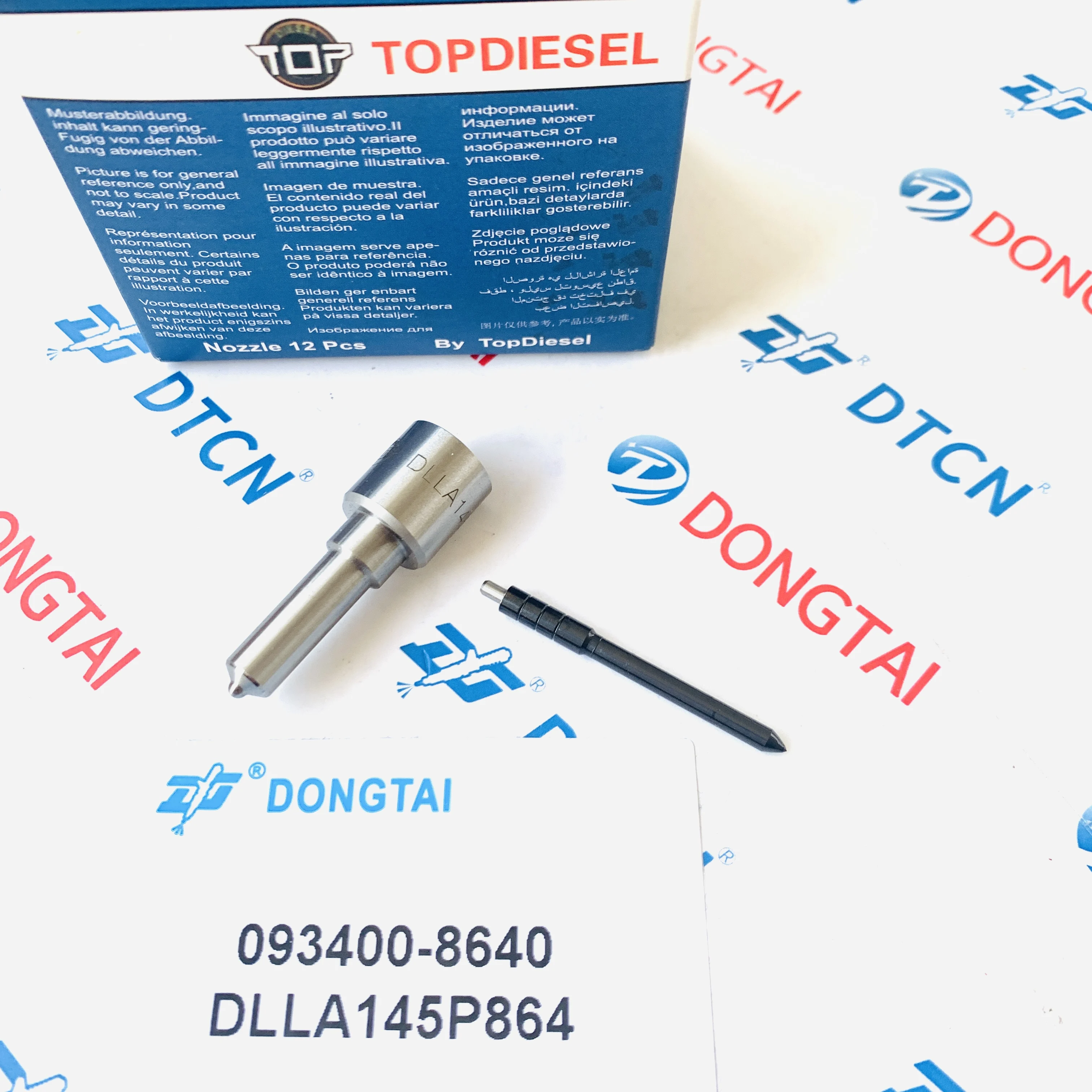 

TOPDIESEL Common Rail Nozzle DLLA145P864 093400-8640 DLLA145P1024 093400-1024 for Injector 095000-5931 095000-588# 095000-566#