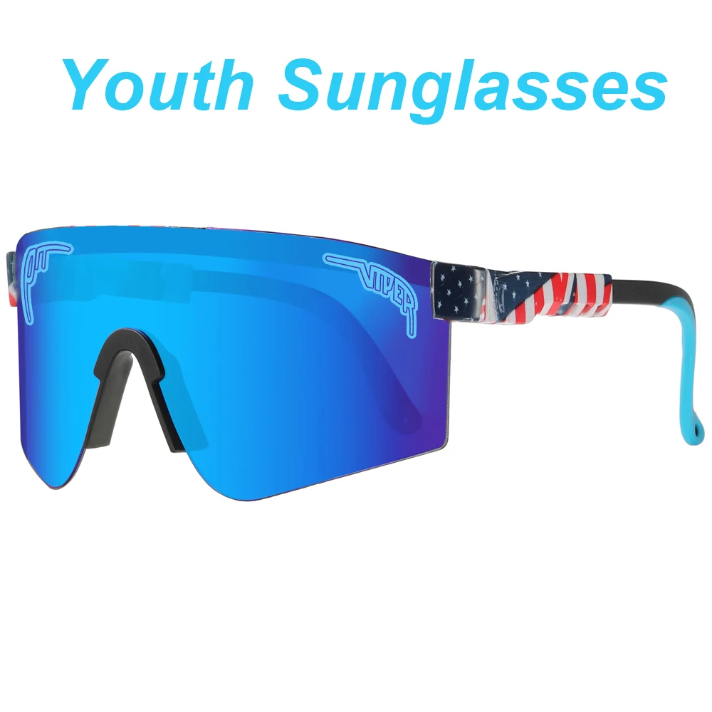 Youth Sunglasses Boys Girls Kids Pit Viper Sun Glasses Small head Adult Men Women Eyewear Outdoor Cycling Driving Shades Sport