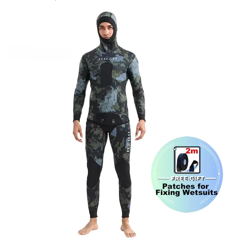 Mens 1.5MM/3MM  Spearfishing Wetsuit Camouflage Hunting Wet Suit winter Swimsuit, Perfect for Free Diving and Surfing