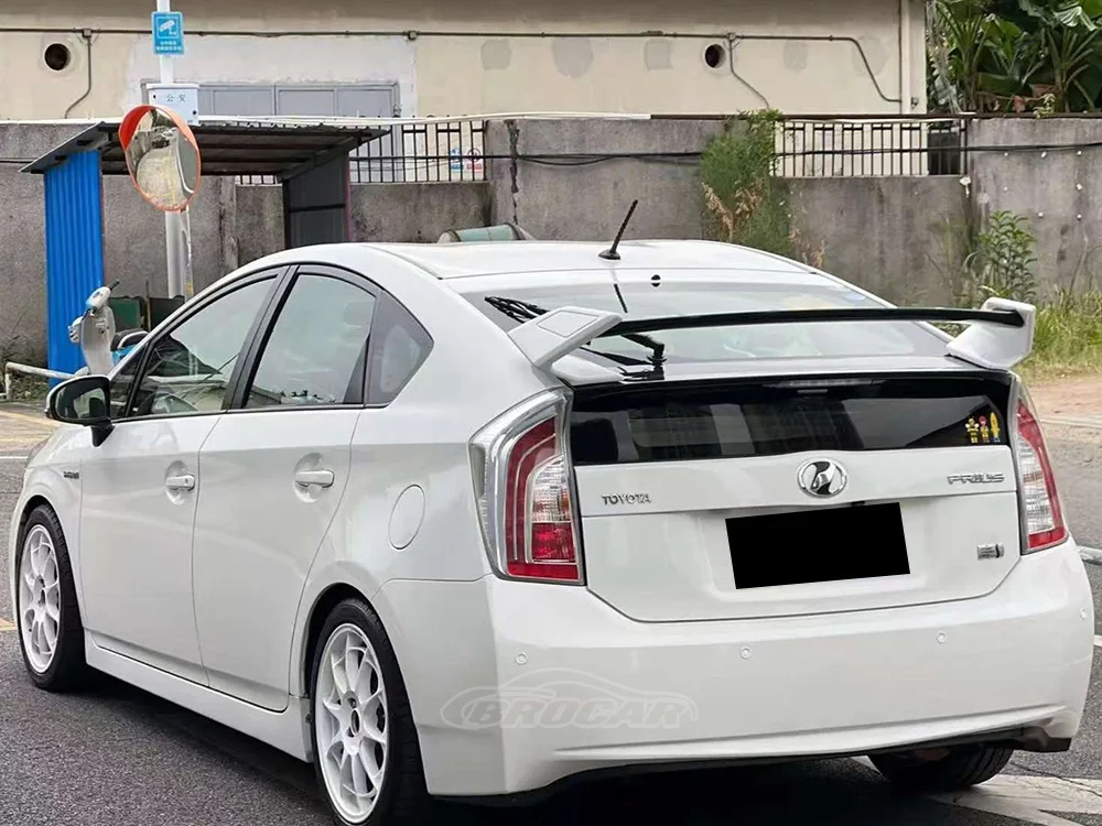 For 2003--2014 Toyota Prius ZVW30 ROWEN Tommykaira GEN 3 High Quality ABS Plastic Gloss Black Spoiler Trunk Boot Wing Spoiler