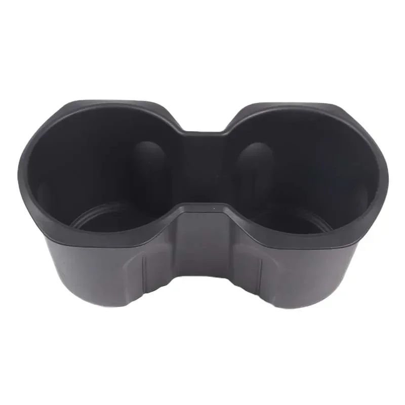 

For BMW X1 IX1 U11 2023-2025 TPE Black Car Center Console Water Cup Holder Storage Box Trim Interior Car Accessories