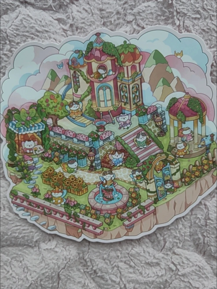 

Наклейки 3D «Кошачья страна грез»: милые мультяшные креативные стикеры для скрапбукинга и рукоделия