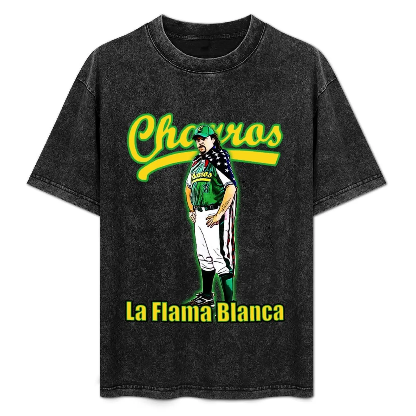 Camiseta La Flama Blanca, talla grande, para uso diario