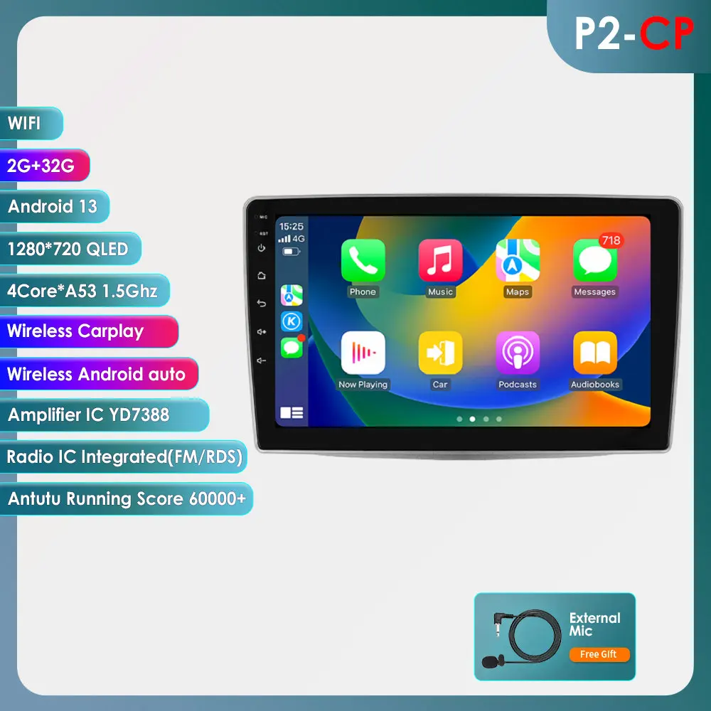 Android Auto Multimedia Speler voor Alfa Romeo MiTo 955 2008-2016 Autoradio Intelligente Carplay GPS Door Snapdragon 6115