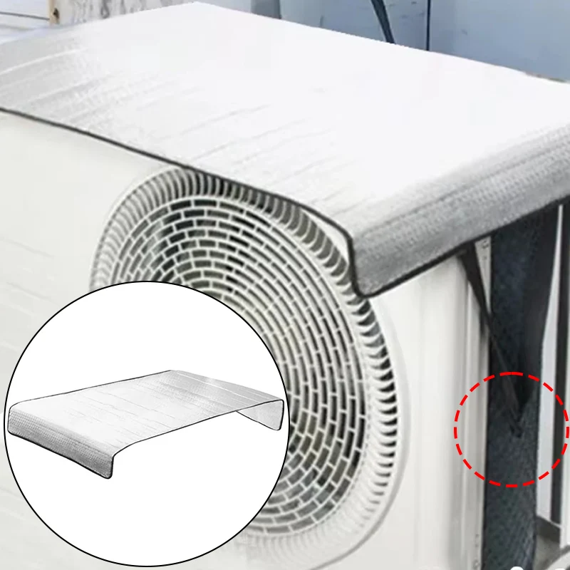 

Комплект из 4/1 предметов: Защитный чехол для наружного блока кондиционера, энергосберегающий, водонепроницаемый, для защиты от солнца и мытья, инструменты для чистки