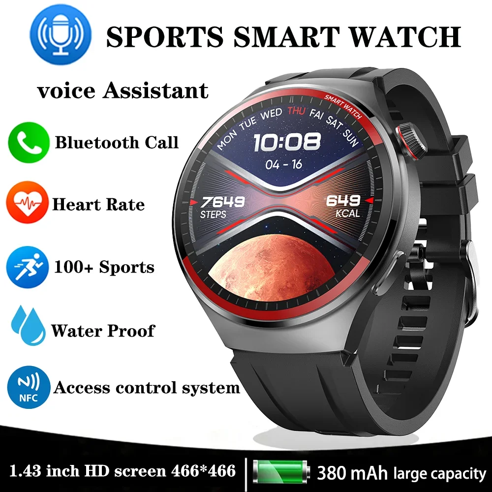 

Xiaomi Mijia NFC Smart Watch Men Women SOS Health Monitoring Voice Assistant Bluetooth Call Sports Fitness Waterproof Smartwatch