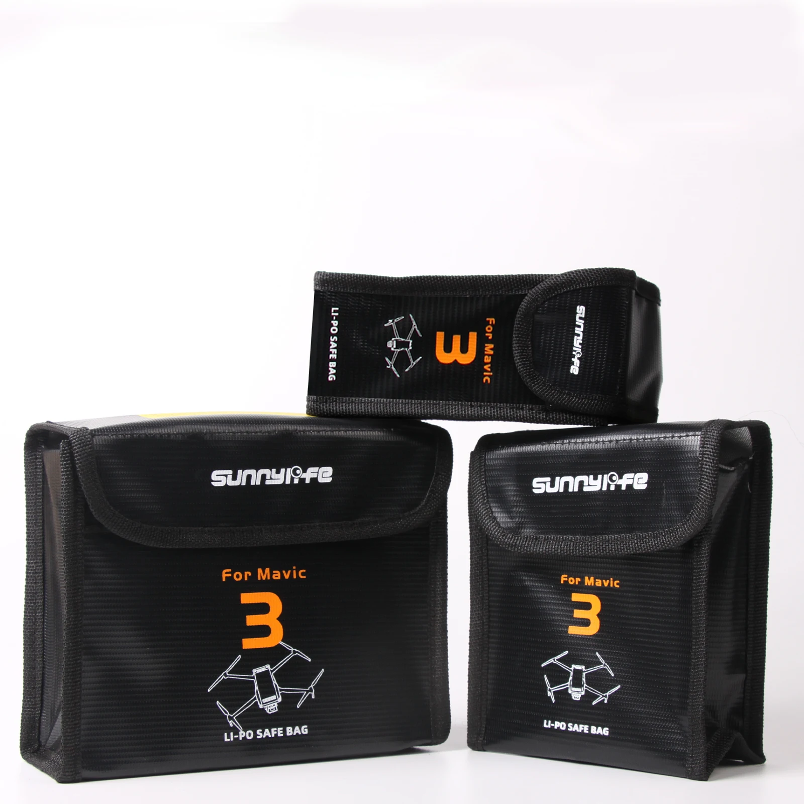 Sunnylife Lipo Battery Safe Bag Fireproof Safety Charging Storage Bag Compatible with For DJI Mavic 3/3 Pro / 3 Classic RC Drone