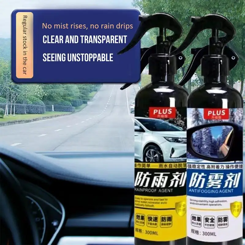 

Car Glass Coating Spray Car Glass Portable Anti-fogging & Rain-proof Spray Clean And Bright Water Spot Remover for car auto