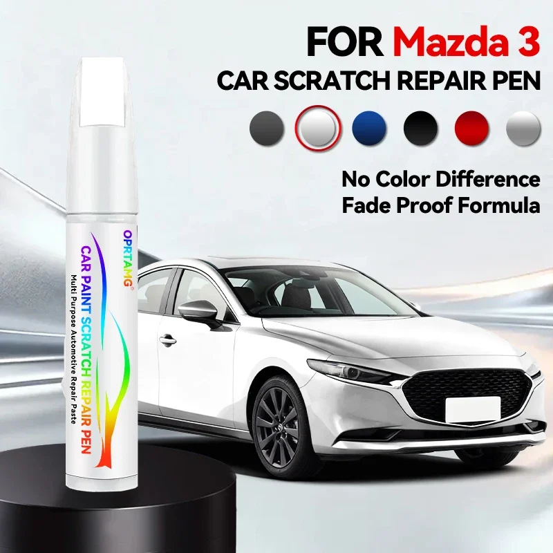 

Ручка-корректор для ремонта автомобильной краски, средство для удаления царапин, аксессуары для авто DIY, для Mazda 3, черный, белый, 34K, синий, красный, серебристый, коричневый, серый, 42A