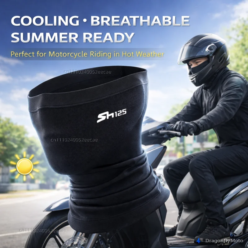 

For HONDA SH125 SH125i SH 125 150i Motorcycle Face Mask Summer Cooling Road Bicycle Balaclava Custom Logo