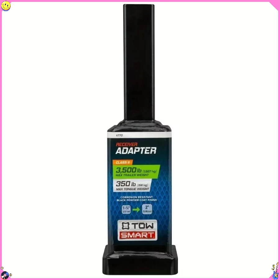 محول استقبال 770 من الدرجة الثانية إلى III - 1 1/4 بوصة إلى 2 بوصة هيكل فولاذي عالي التحمل - متانة شديدة للسحب