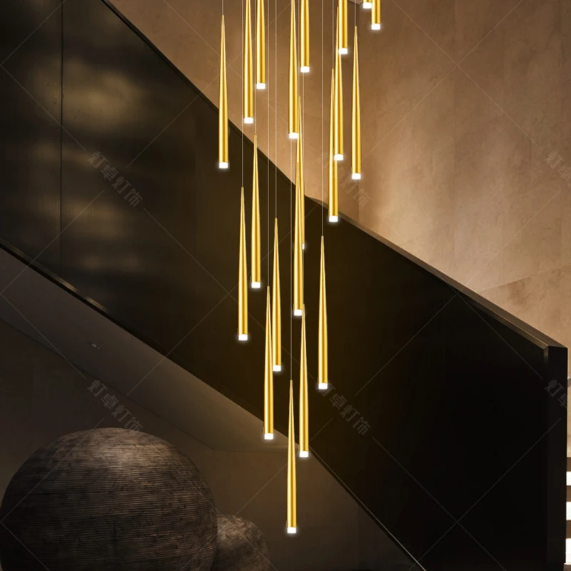 

Nordic Home Decor Dining Room Pendant Lamp Lights Indoor Lighting Stair Lamp Hanging Light Chandelier Lamps For Living Room