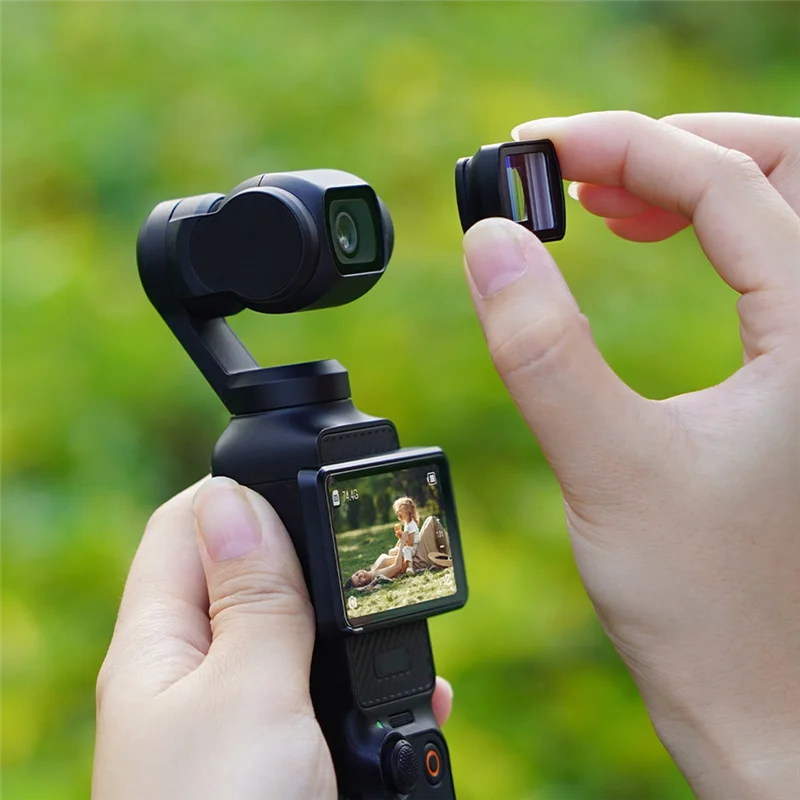 Reliablewide Angle Lens Filter For DJI Osmo Pocket 3 Professional HD Magnetic Structure Lens Protect Gimbal Camera Replacement P