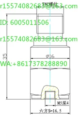 Vibration sensor 100g acceleration, accelerometer