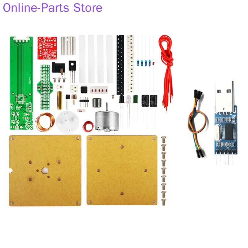 Floating LED Display Screen Pov Rotating LED Welding Kit 51 Microcontroller DIY Electronic Production Circuit Board