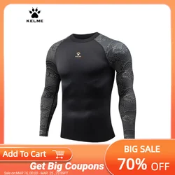 Kelme Goalkeeper Clothes The Year Of The Loong Series Tights Men's Long Sleeve Sports 2024 Running Retro Trend Fitness Clothing