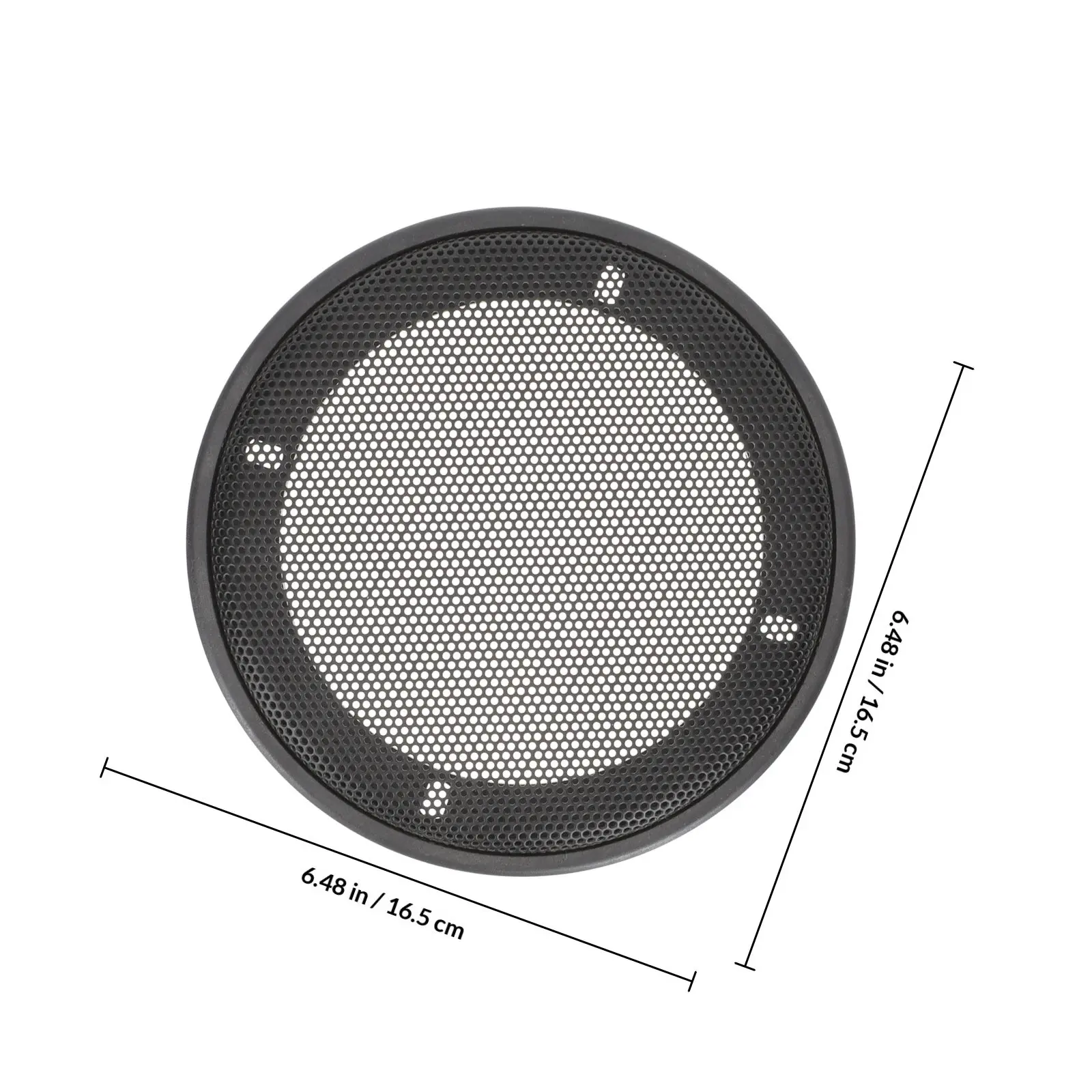 2Pcs Premium Speaker Net Covers for Car Audio DIY Subwoofer Modification Loudspeaker Protector Guard Decorative Circle Mesh