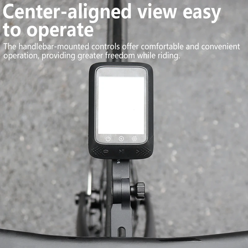 Universal Bike Computer Mount Aluminum Alloy 180° Adjustable Holder Compatible with Speedometer Light Camera for Road Bike image 2