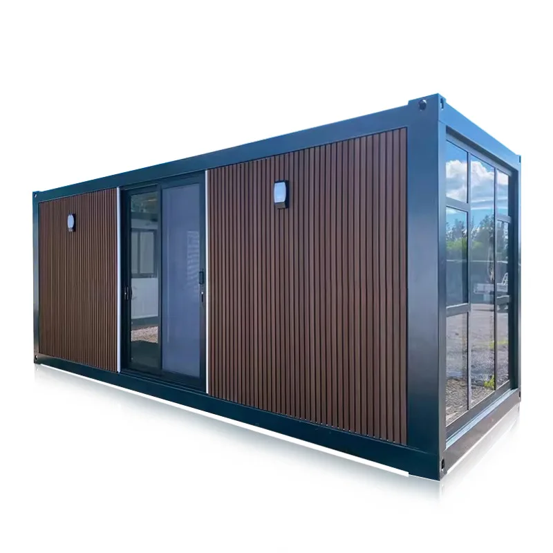 One Room One Hall Container Villa Lightweight Steel Structure Mobile House for Outdoor Homestay Office Cross-Border Integrated