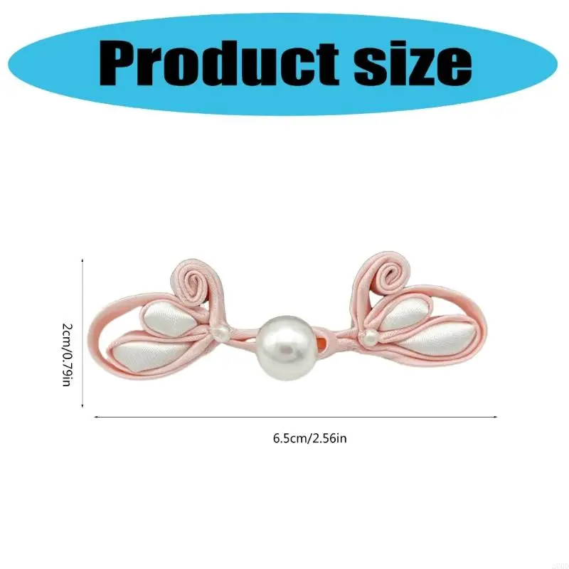 Chinese Han Costume Pearls Closure Button Dance National Costume Cheongsam Buckle