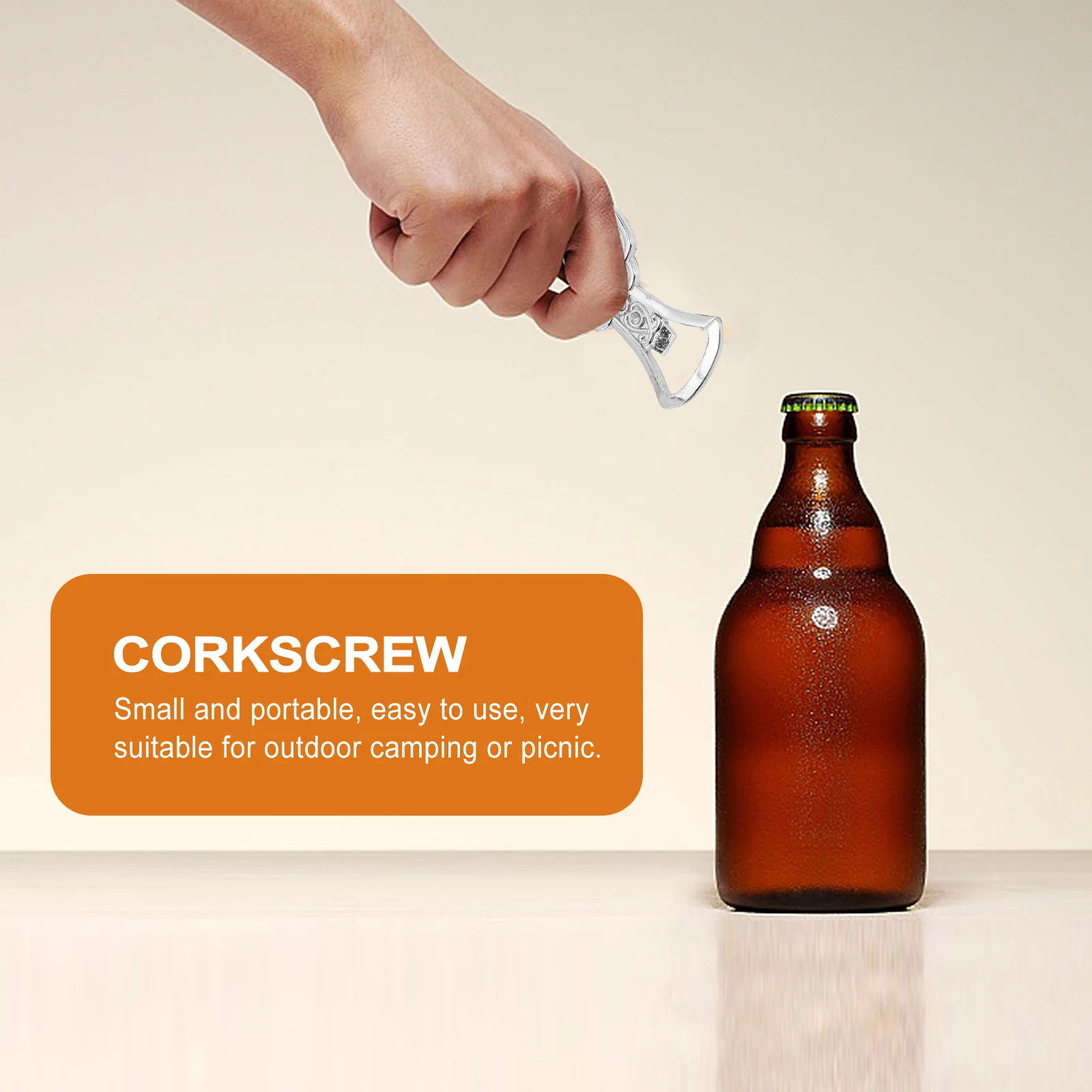 

3Pcs Silver Angel Designed Bottle Openers Compact Manual Opener for Beer Bottles Home Hotel Bar Baby Shower Gift Use