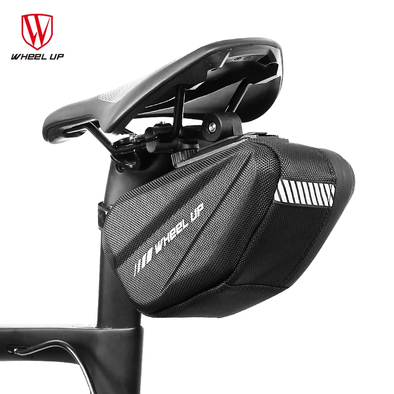 WHEEL UP Bicycle Bag Waterproof Bicycle Mountain Bike Saddle Bag 3D Hard Shell Cycling Bag Bicycle Tool Kit Bicycle Accessories