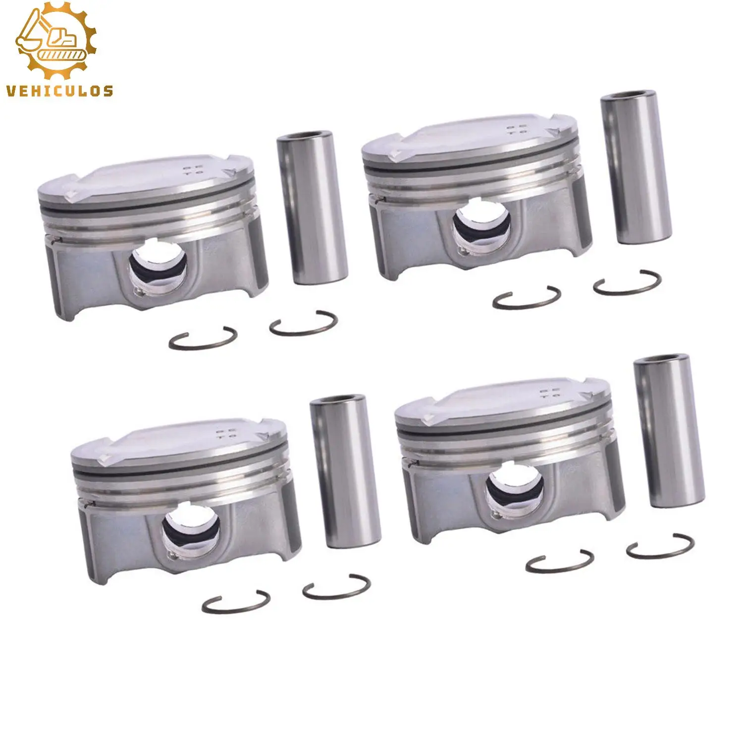 234102G400 VEHICULOS 4PCS Pistons & Pins For Hyundai Sonata Kia Optima 2011-2013 2.0L TURBO With One Year Warranty