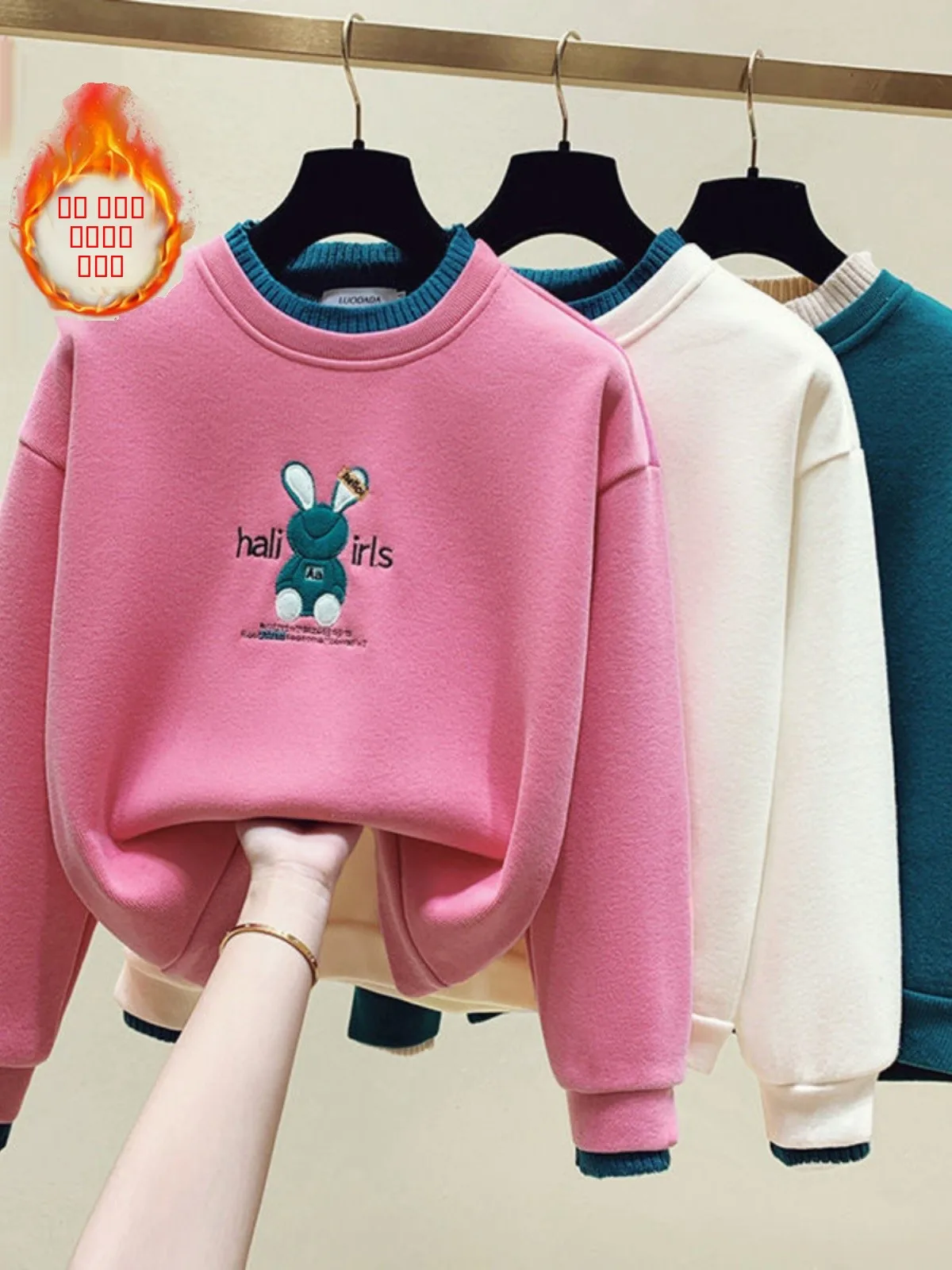 シルバーフォックスベルベットパーカー-レディース-ルーズ-カジュアル-厚手-秋冬-耳当て付き-エレガント-シンプル-オールシーズン対応