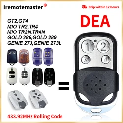 Per DEA GT2 GT4 DEA MIO TR2 TR4 433mhz telecomando per Garage DEA Gate Door Openner Command Rolling Code 433.92MHz portachiavi