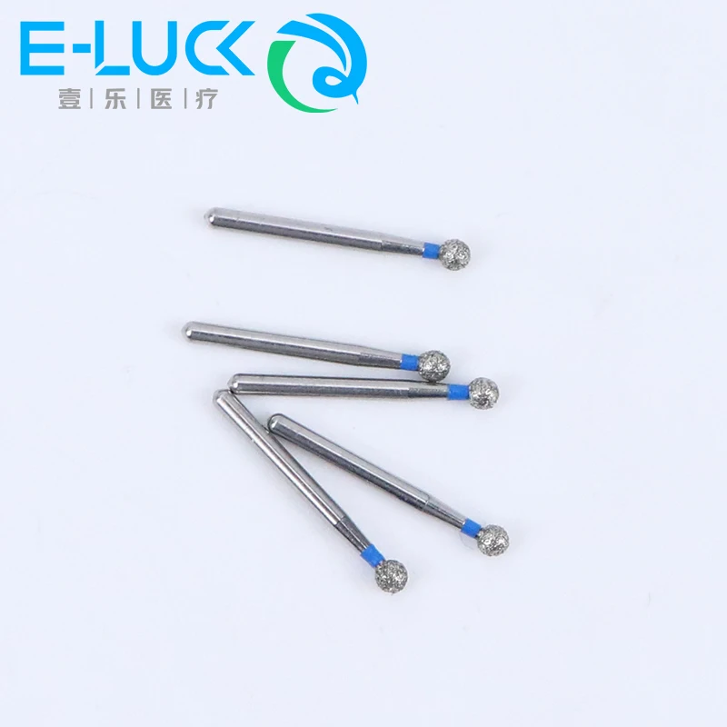 5Pcs BR Series Dental Diamond Burs FG 1.6มม.ทันตแพทย์ขัดและบดฟันเครื่องมือสำหรับ Handpieces ความเร็วสูง