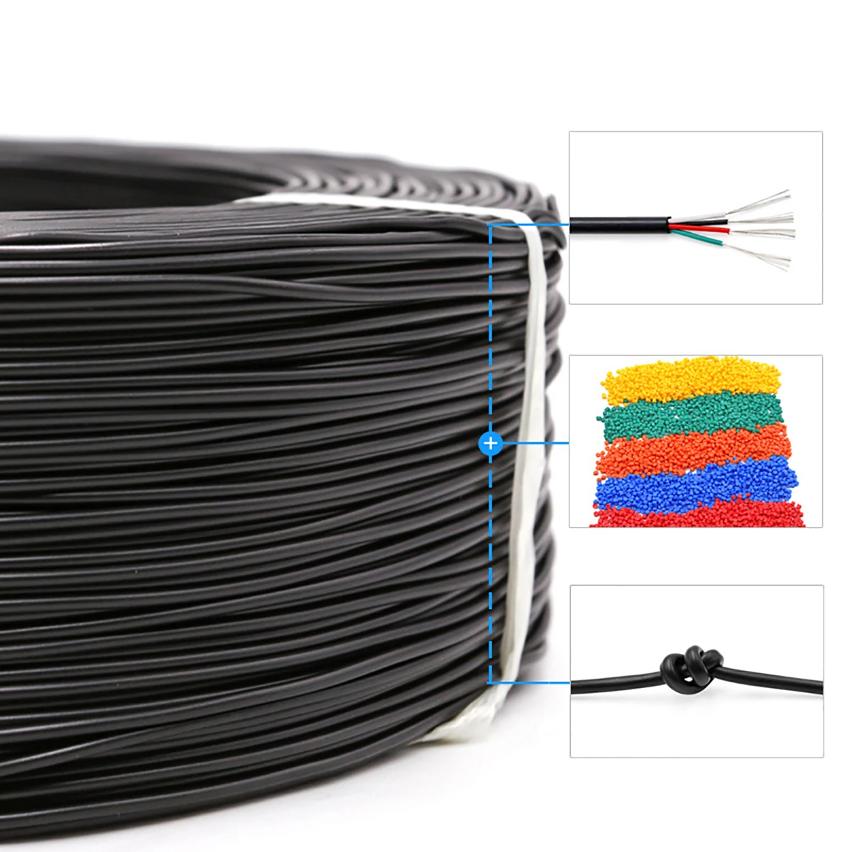 UL2464 PVC Power Cable Signal Wire Tinned Copper 2/3/4/5/6/7/8/9/10 Core 16AWG 18AWG 20AWG 22AWG 24AWG 26AWG 28AWG