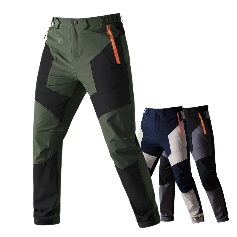 Image of Sommerhose für Herren zum Wandern, Camping, Klettern, Angeln, Outdoor-Trekking, dünne, schnell trocknende, ultrakühle Stoffhose für Bergreisen