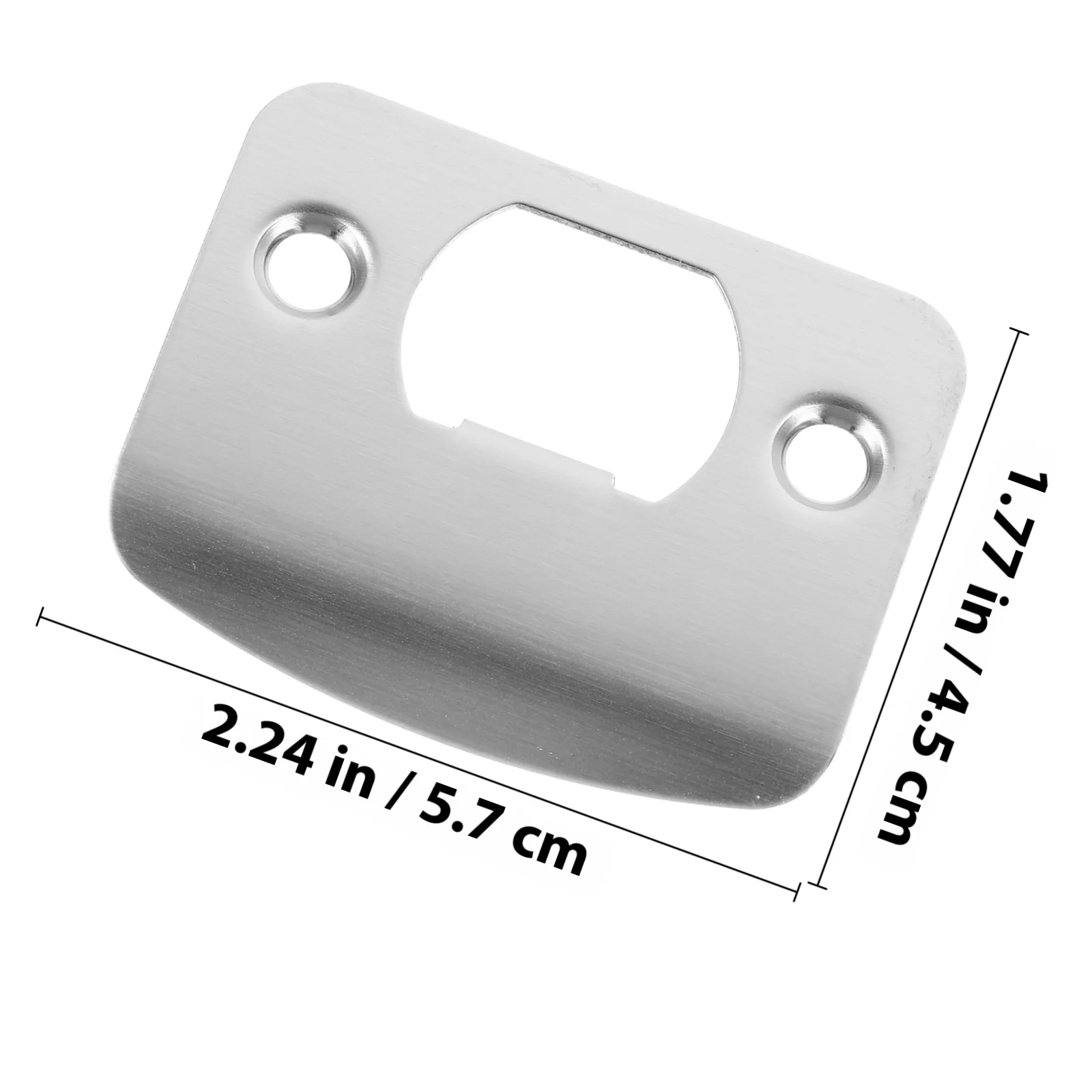 4 مجموعات سترايك لوحات الفولاذ المقاوم للصدأ ديدبولت تعزيز لوحة مزلاج الباب لوحة دليلية للأبواب الخشبية قفل الباب المعدني