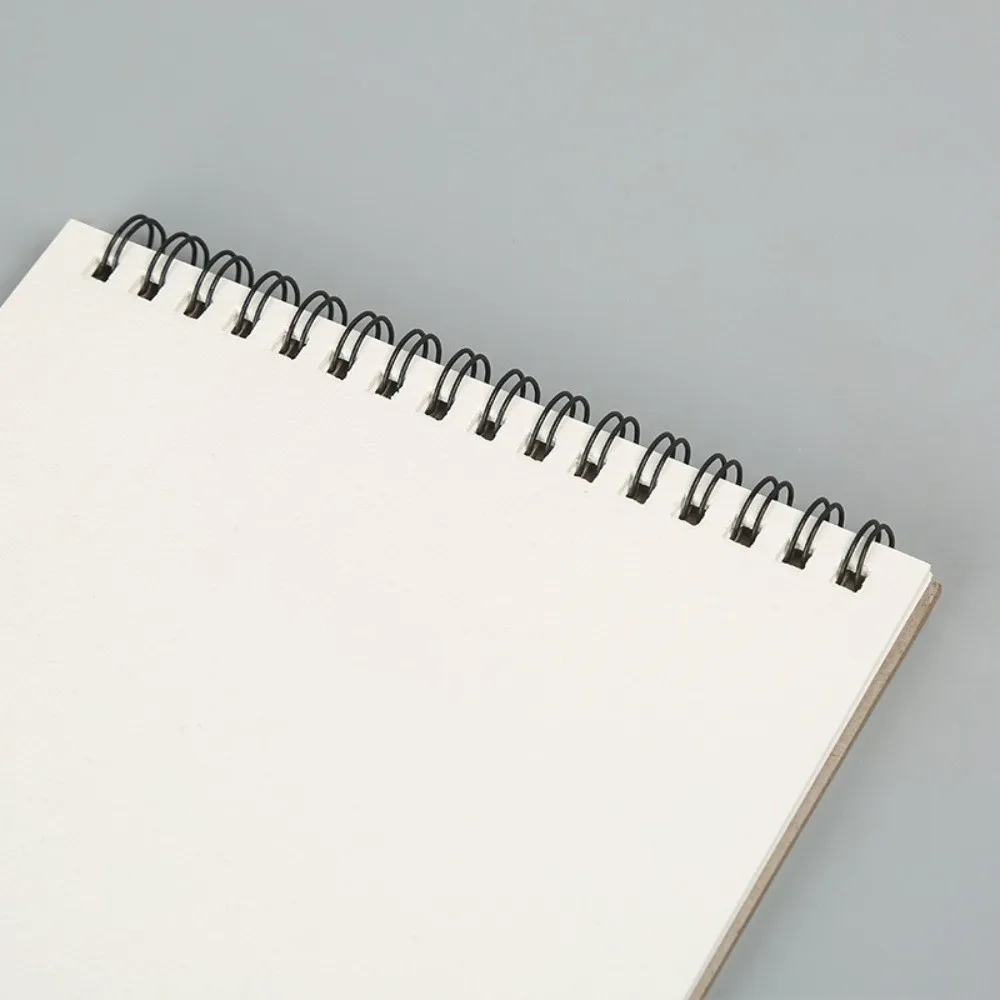 Portable Up Turning Loose-Leaf Sketchbook A4 A5 A6 8K 16K Diary Memo Notepad Taking Notes Journal Sketch Paper Book Students